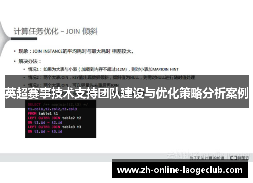 英超赛事技术支持团队建设与优化策略分析案例